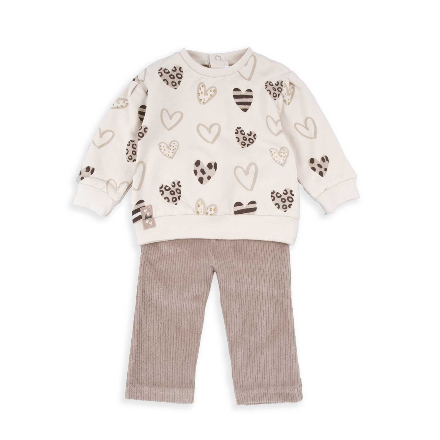 Completo Bimba 2 Pezzi Sweet Heart