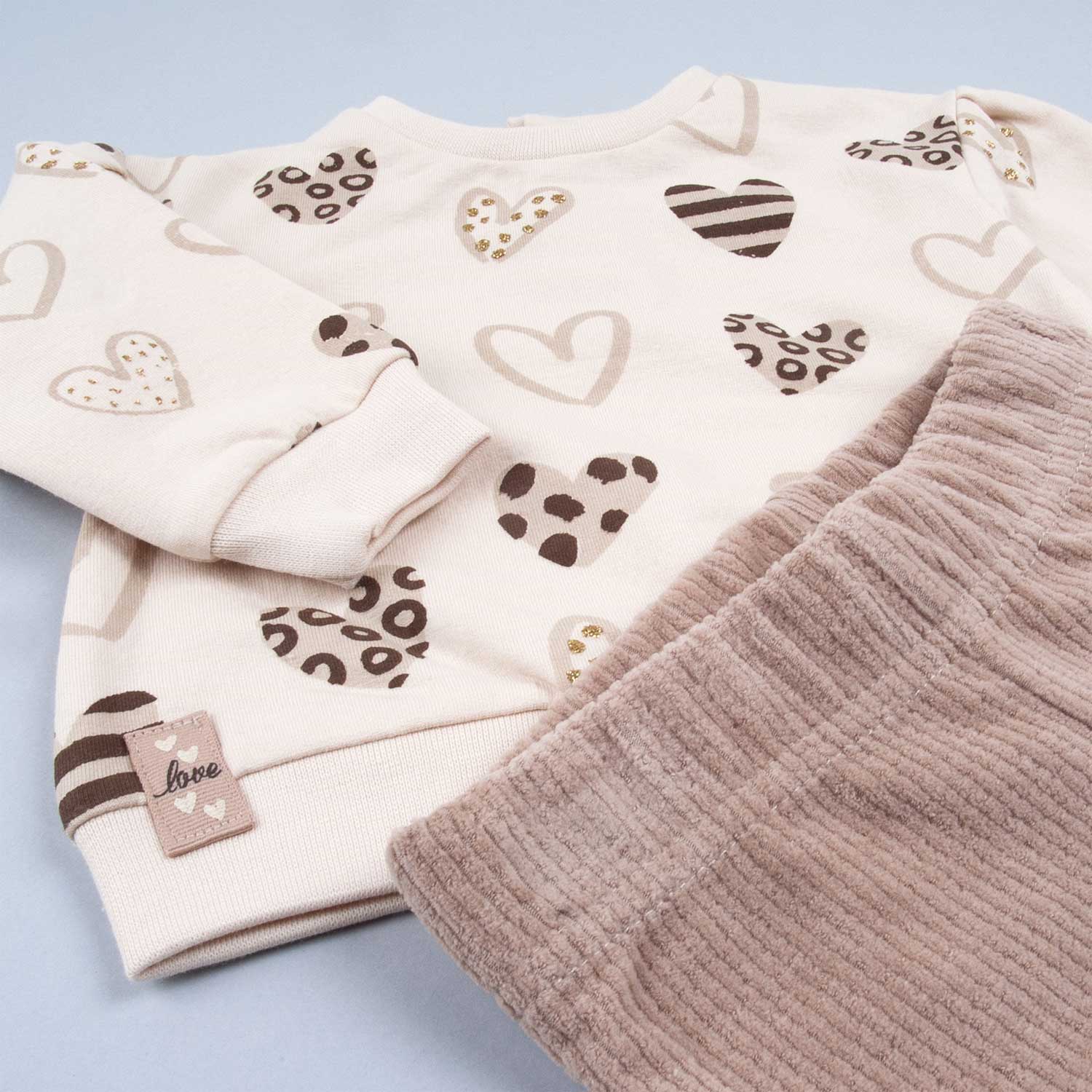 Completo Bimba 2 Pezzi Sweet Heart