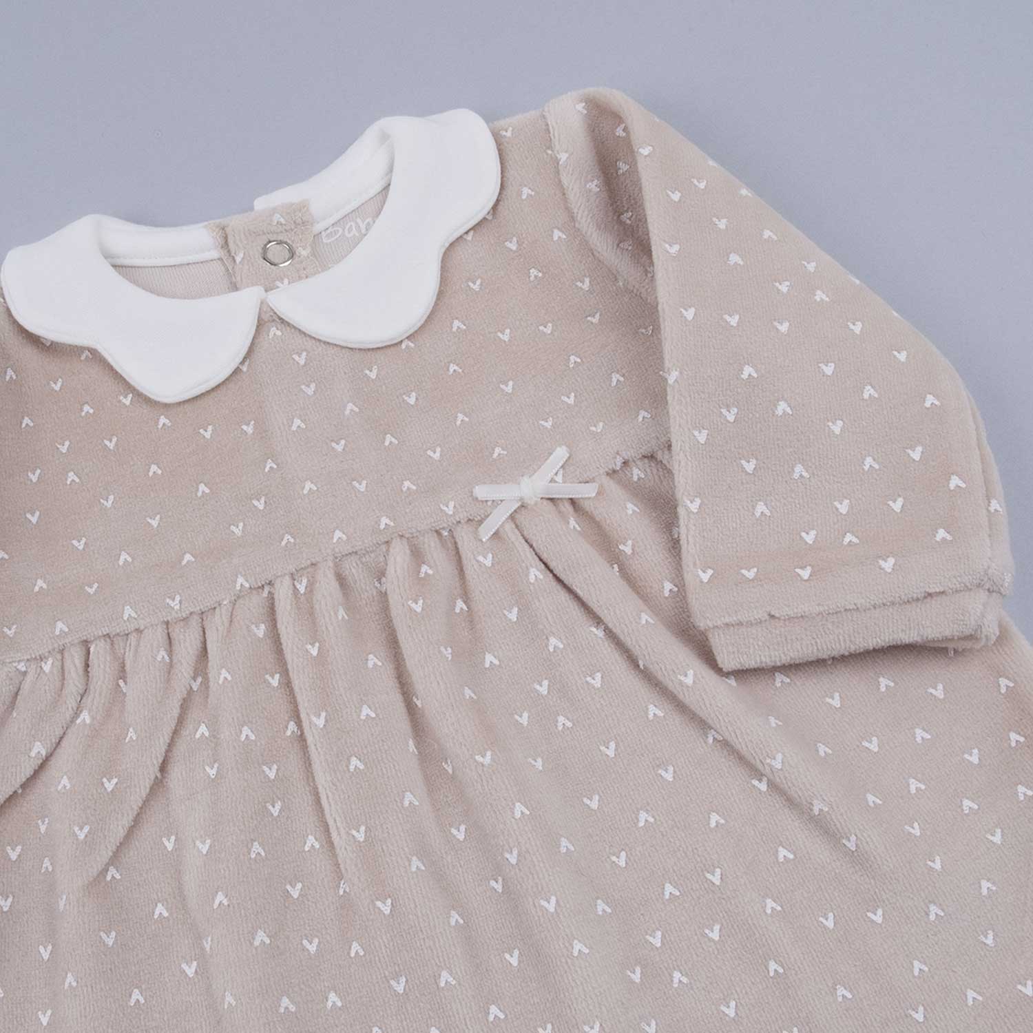 Vestito Beige Ribbon