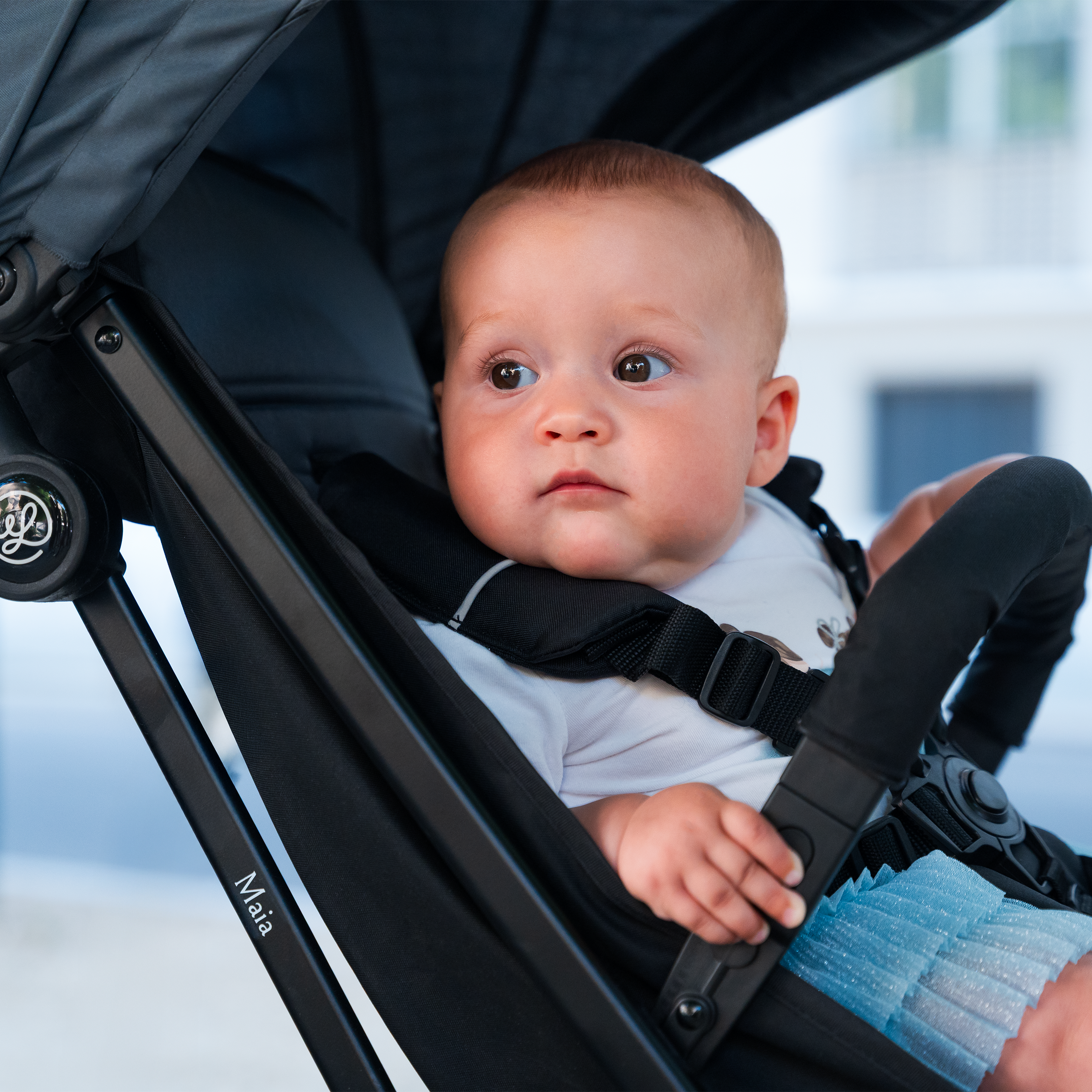 Passeggino Leggero Ed Ultracompatto Maia Grey