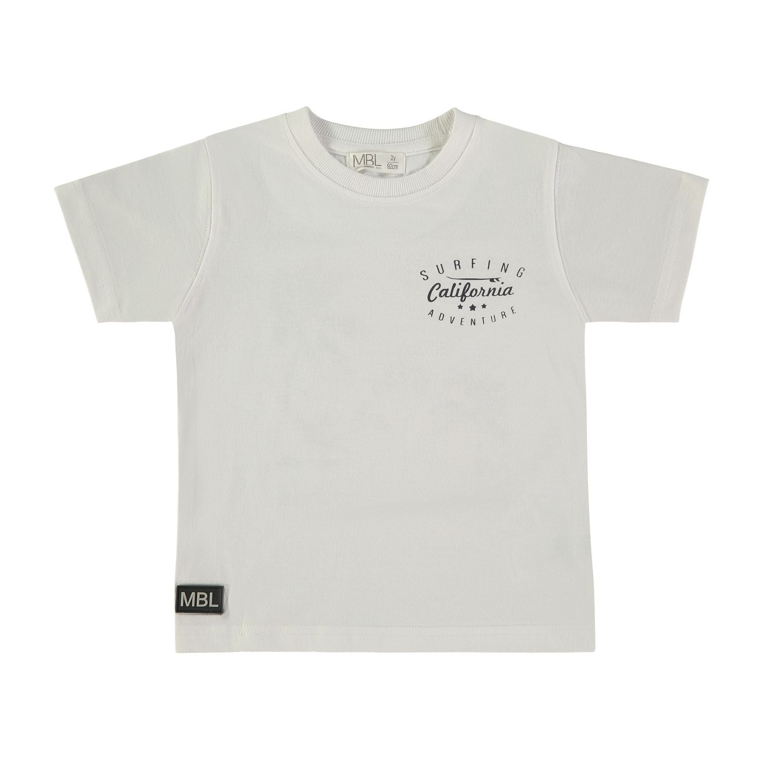 Wonderlife - Maglia Manica Corta Bianca Surfing California